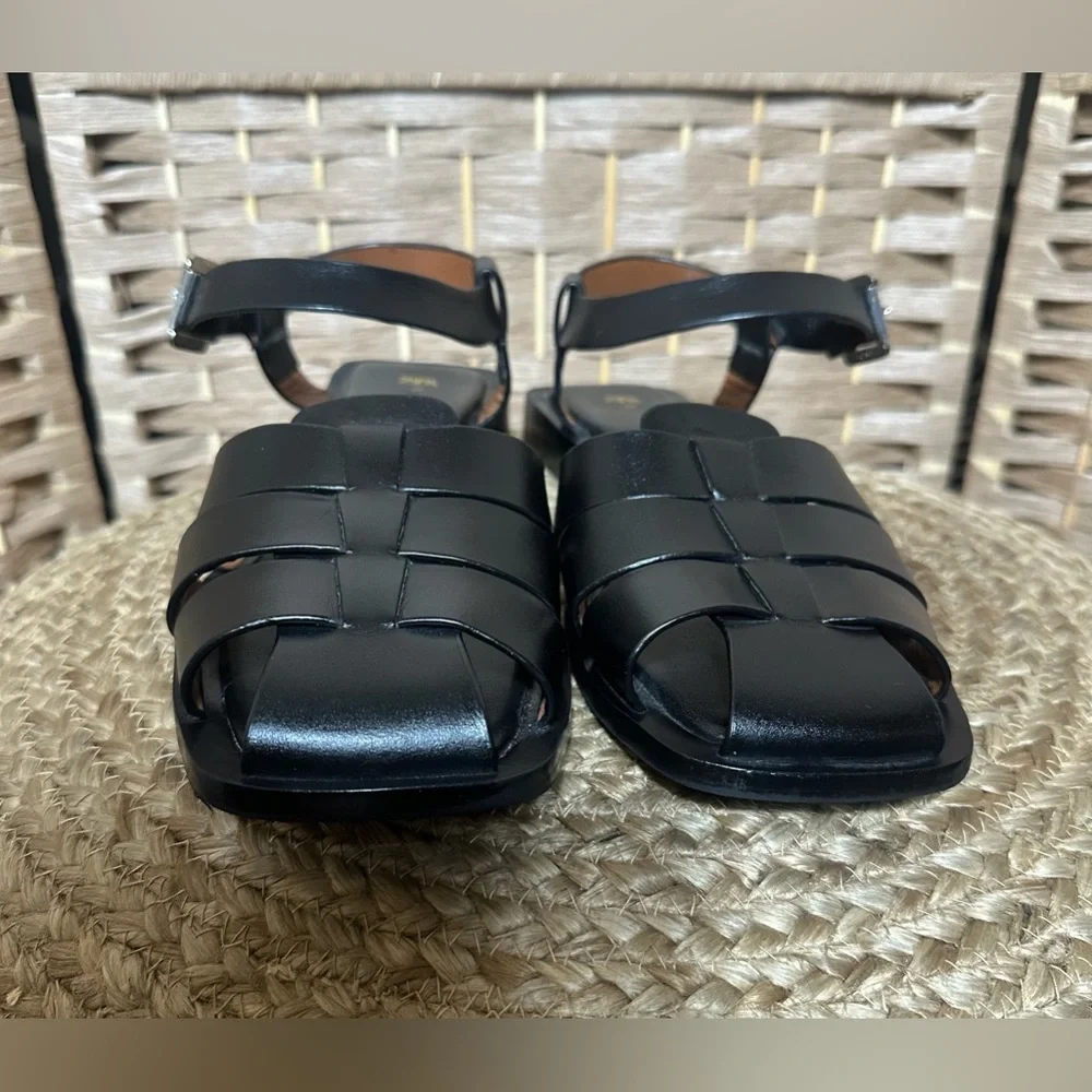 Zara Buckled Fisherman Sandals - Size 40 - Picture 5 of 10